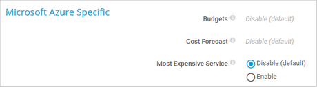 Microsoft Azure Specific